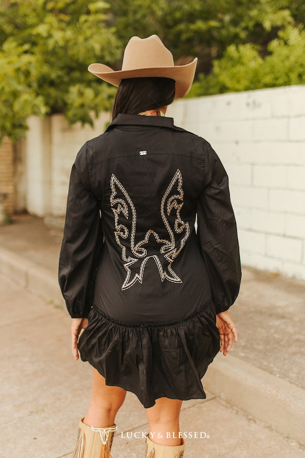 Saddle and Stitch Button Down Dress