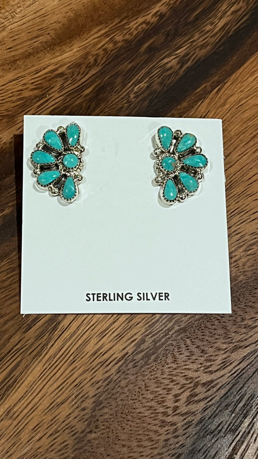 Alcia Wilson Kingman Turquoise Earrings