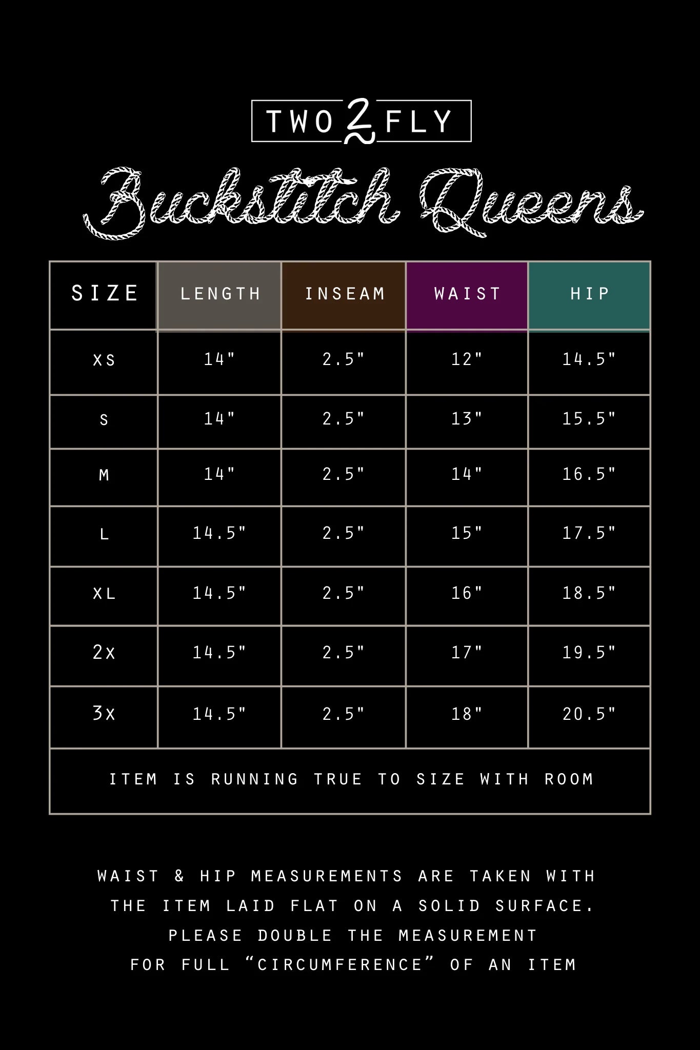 Buckstitch Queens - Saddle
