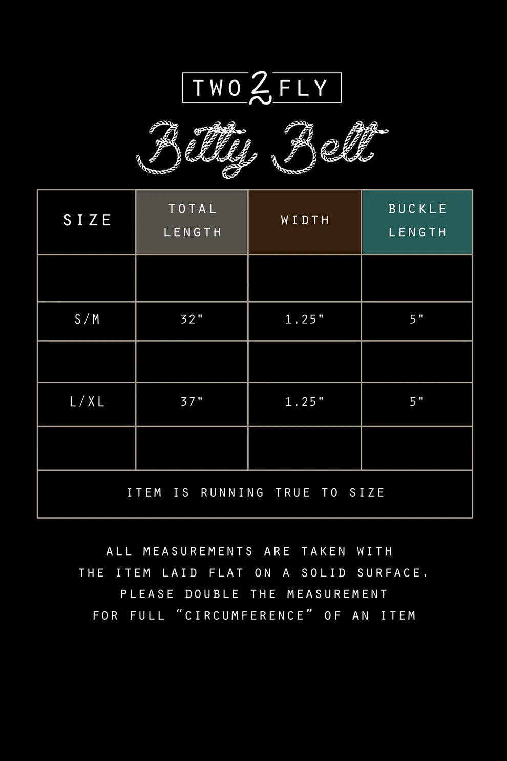Bitty Belt Midnight S/M