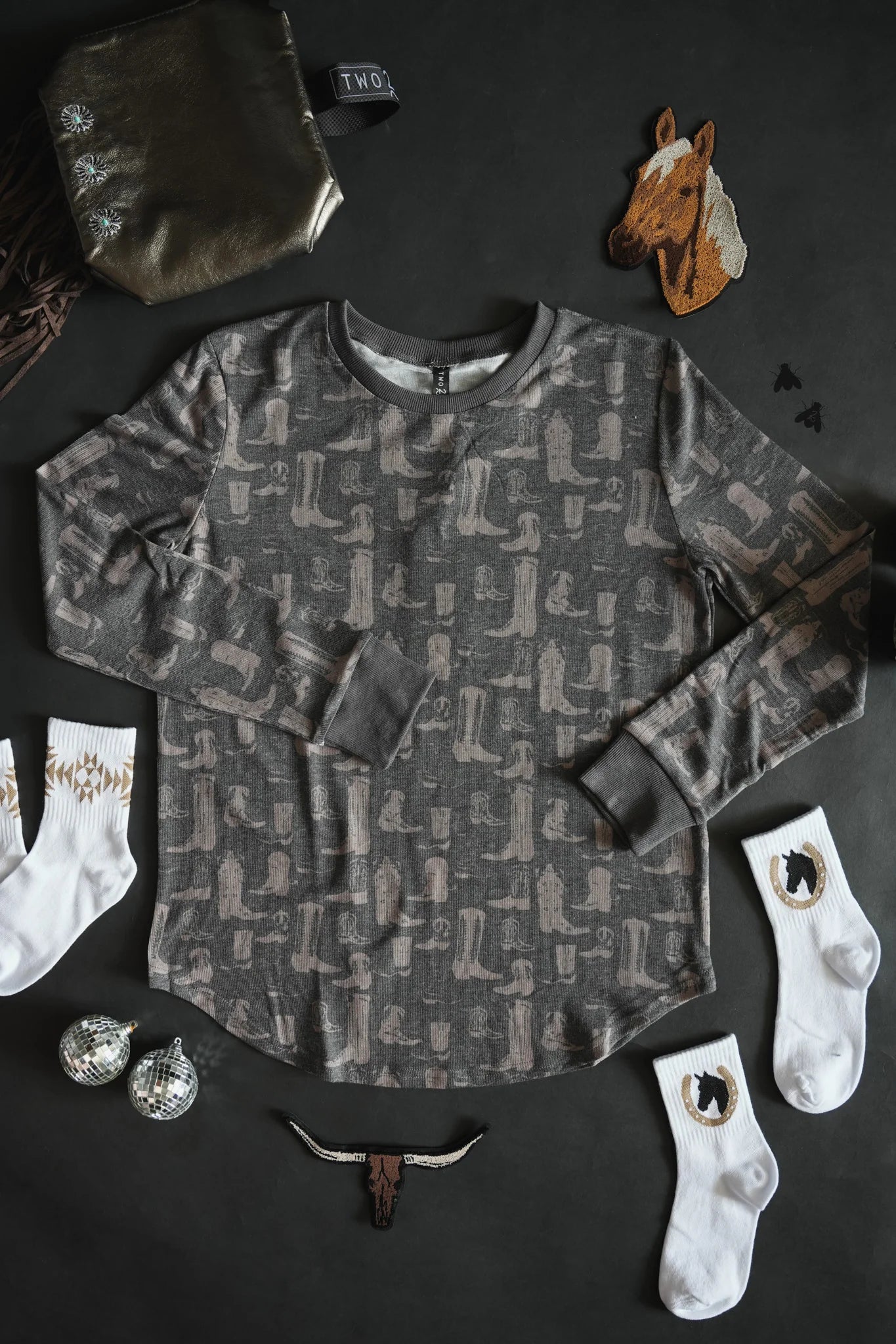 Loungy Lariat Boot Scoot Set